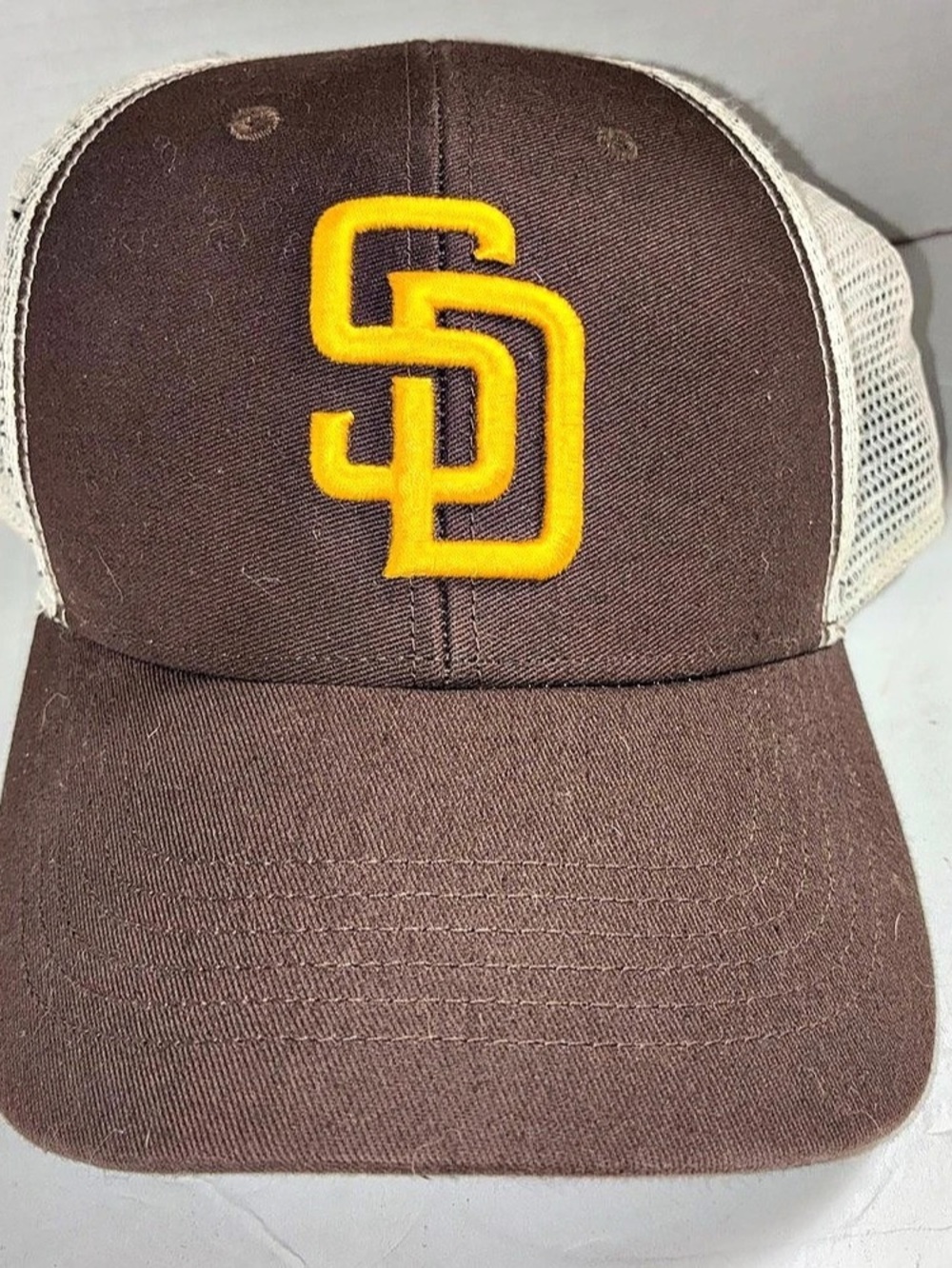 47 Brand San Diego Padres '47 Trucker Snapback Hat Brown & White